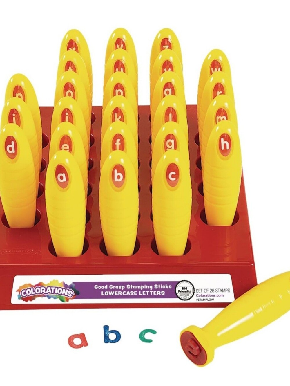 New COLORATIONS Lowercase Letter Stamping Pens - Set of 26